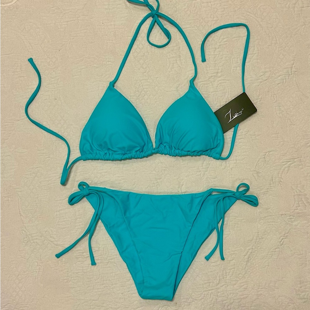 Women's Teal Bikini Set (never worn)